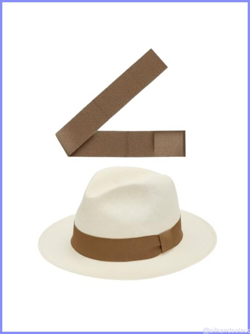 Linen Hatband Ribbon for Panama Hat Fedora Cowboy Hat Accessory